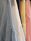 Plain Linen chemise with cotton top and necklace