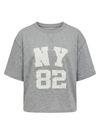 "NY" towel cotton oversized tshirt