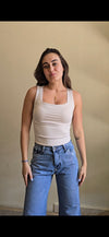Square Neck Crop