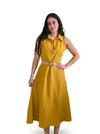 Dress with pockets and Bamboo Belt
