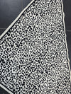 Satin Leopord balck&white Scarf