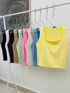 Square Neck Crop