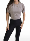 Half sleeve Mid waist Top 157