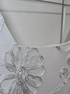 White embroidery bodysuit