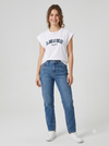Amour denim cotton top