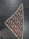 Brown Satin Scarf