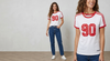 Oversized "90" White cotton shirt