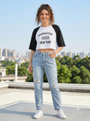 Manhattan cropped oversized Top