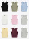 Cotton Ribbed ishirt crop