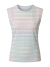 Colorful striped heartful cotton top