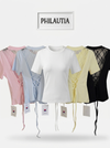 Corset Cotton Dantelle Back Top
