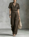 Denim Overall with Belt
