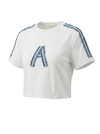 "A" cotton white crop top
