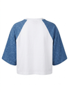 Manhattan cropped oversized Top