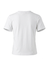 "SWEET" colorful white cotton top