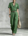 Denim Overall with Belt