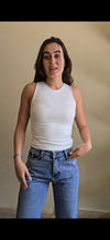 Round neck Crop