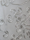 White embroidery bodysuit