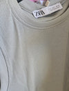 Cotton Ribbed ishirt crop