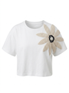 3D embroidery Flower oversizd top