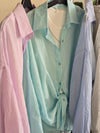 Striped Chemise Set with Top