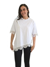 Dantelle Cotton white top