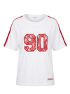 Oversized "90" White cotton shirt